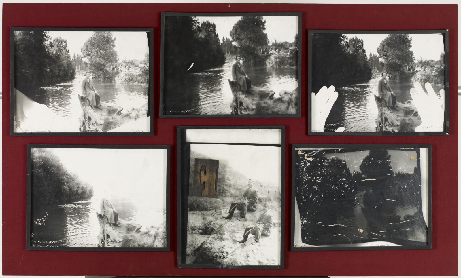 Maurice LEMAÎTRE Chronique d'un amour, 1971, photos et collage, 79 x 132 cm .jpg